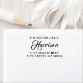 カスタム差出人住所シール、ウィムシー ラベル (インサイチュ)