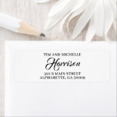 カスタム差出人住所シール、ウィムシー ラベル (インサイチュ)