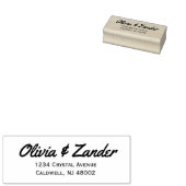 カスタム差出人住所スタンプ ラバースタンプ (押印)