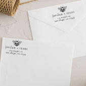 カスタム差出人住所スタンプ ラバースタンプ