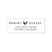 カスタム差出人住所スタンプ ラバースタンプ (インプリント)