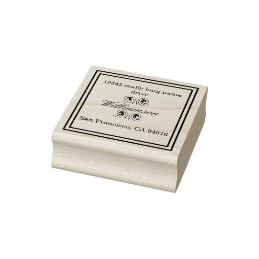 カスタム差出人住所スタンプ ラバースタンプ (スタンプ)