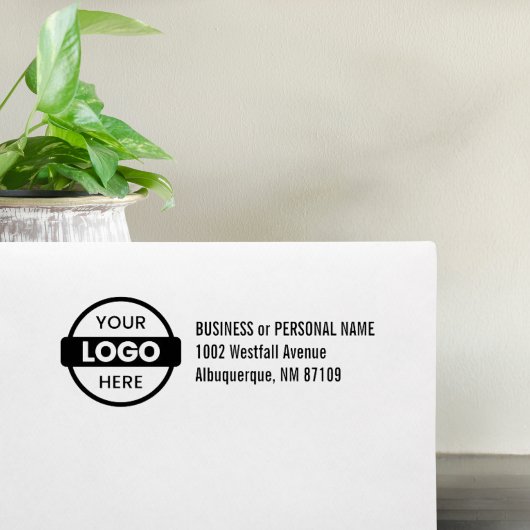 カスタム差出人住所プロフェッショナルロゴ ラバースタンプ