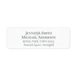 カスタム差出人住所ラベルテンプレートクラシック ラベル