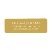 カスタム差出人住所ラベル ラベル (正面)