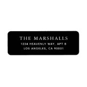 カスタム差出人住所ラベル ラベル (正面)