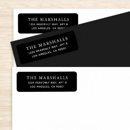 カスタム差出人住所ラベル ラベル