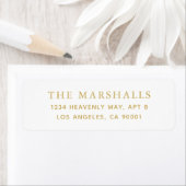 カスタム差出人住所ラベル ラベル (インサイチュ)