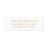 カスタム差出人住所ラベル ラベル (正面)