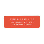 カスタム差出人住所ラベル ラベル (正面)