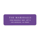 カスタム差出人住所ラベル ラベル (正面)