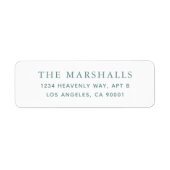 カスタム差出人住所ラベル ラベル (正面)