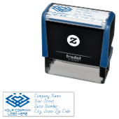 カスタム差出人住所会社ロゴSelf-i セルフインキングスタンプ (インサイチュ)