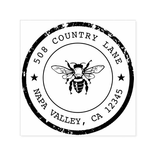 カスタム差出人住所自己インキング切手，ビースタンプ セルフインキングスタンプ (デザイン)