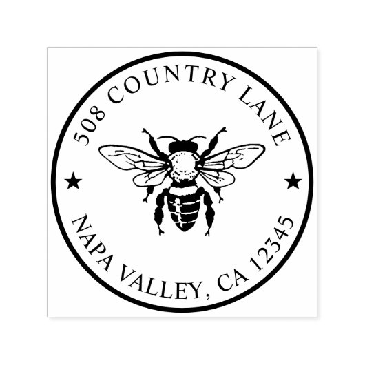 カスタム差出人住所自己インキング切手,ビースタンプ セルフインキングスタンプ (デザイン)