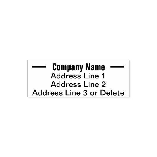 カスタム差出人住所 セルフインキングスタンプ (デザイン)