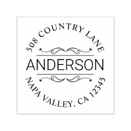 カスタム差出人住所 セルフインキングスタンプ