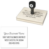 カスタム差出人住所 ラバースタンプ (押印)