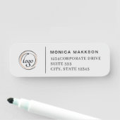 カスタム差出人住所 名札 (インサイチュ)