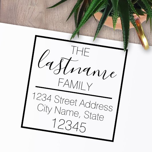 カスタム差出人住所 – 咲く セルフインキングスタンプ