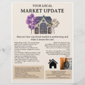 カスタム市場の更新実在財産ドアノック チラシ (正面)