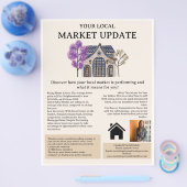 カスタム市場の更新実在財産ドアノック チラシ (シングル)