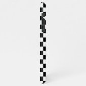 カスタム市松模様にカッコいい旗 iPhoneケース (左側)