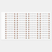 カスタム布衣料品ラベルクロチェットウールハット ラベル (シート)