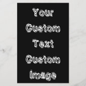 カスタム帯白黒 チラシ (裏面)