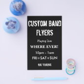 カスタム帯白黒 チラシ (シングル)