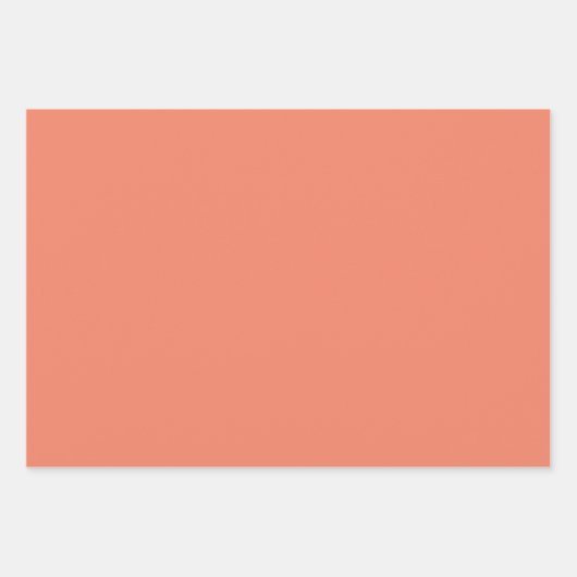 カスタム平エレガントテンプレート無地のカラサケ ラッピングペーパーシート (正面2)