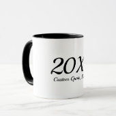 カスタム年クリスマスパーソナライズされたマグホリデーGIF マグカップ (正面左)