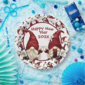 カスタム年新年紙プレート ペーパープレート (パーティー)