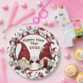 カスタム年新年紙プレート ペーパープレート (パーティー)