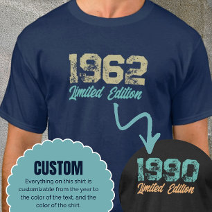 カスタム年限定版シャツ誕生日ギフト Tシャツ