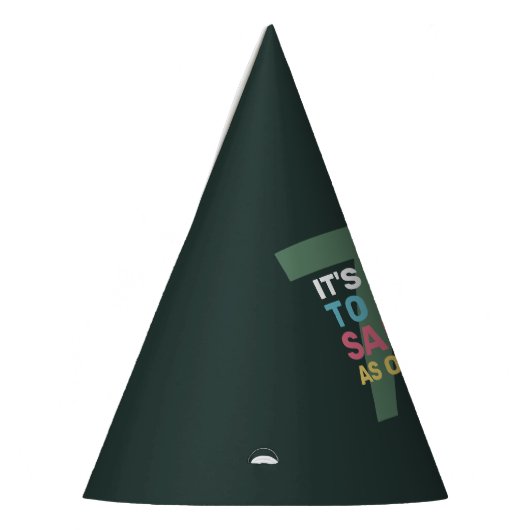 カスタム年齢と名おもしろい前誕生日 パーティーハット (左)