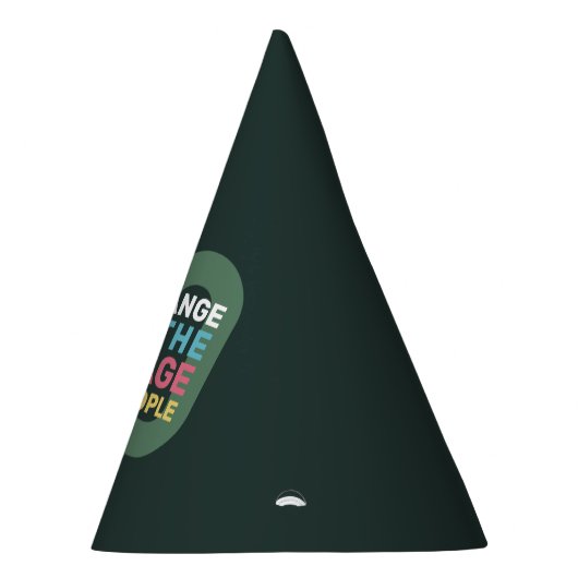 カスタム年齢と名おもしろい前誕生日 パーティーハット (右)