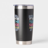 カスタム年齢と名おもしろい前誕生日 保温保冷タンブラー (右面)