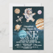 カスタム年齢 宇宙飛行士 誕生日 招待状 (正面)