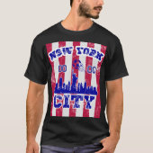 カスタム年 ニューヨークシティ Tシャツ (正面)