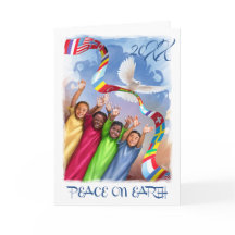 カスタム年 |地球の平和。多文化の子供