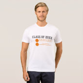 カスタム年 |学校卒業Tシャツ Tシャツ (正面フル)