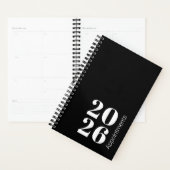 カスタム年、文字、ロゴ、くもの巣URL、アポイントメント プランナー手帳 (ディスプレー)