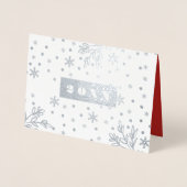 カスタム年 | Happy New Year Luxury 実在 Foil Card 箔カード (正面)