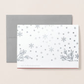 カスタム年 | Happy New Year Luxury 実在 Foil Card 箔カード (裏面封筒付き)