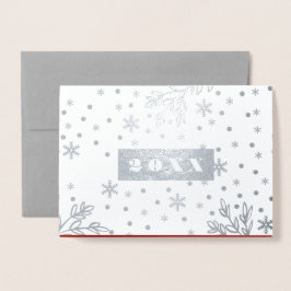 カスタム年 | Happy New Year Luxury 実在 Foil Card 箔カード
