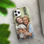 カスタム年BFFスクリプモダント写真 iPhone 13 PROケース<br><div class="desc">友最高の人永遠にあなたの友情が確立された年とモダンあなたのトレンディーの台本のデザインの電話のケースカスタム。このおもしろいでビースティーをサプライズ！</div>