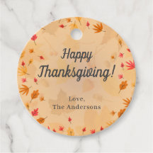 カスタム幸せな感謝祭の秋