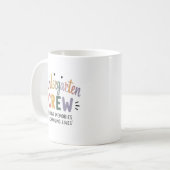 カスタム幼稚園クルー担任感謝 コーヒーマグカップ (正面左)