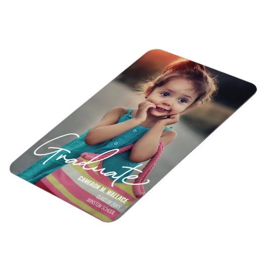 カスタム幼稚園卒園発表 マグネット (左側)